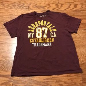Aeropostale XL maroon t-shirt (unisex)